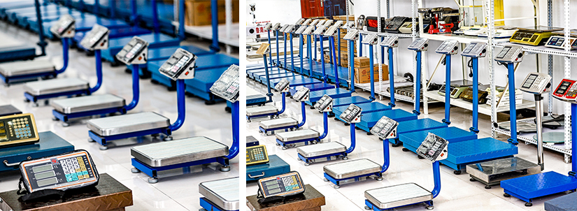 山东济宁的两台定制版电子台秤已经到客户手中！鲁南衡器电子台秤生产厂家功能多实用性强